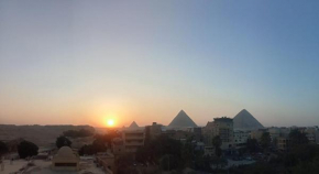 sphinx pyramids view